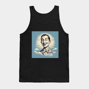 Pee Wee Herman in heaven - art 11 Tank Top